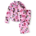 thumbnail image 1 of Girls' Button Down Top and Bottom Pajama 2-Piece Set, 1 of 1
