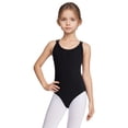 thumbnail image 1 of Girls Camisole Leotards for Ballet, Double Breast Dance Bodysuit For Practicing Arts(Black,3-5 Years), 1 of 6