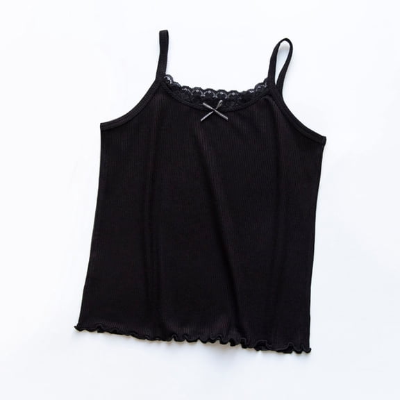 Girls Camisoles, Teen and Toddlers' Tank Tops Tagless Undershirts Soft Cotton Cami Girls 3-14 Yearss