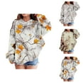 thumbnail image 1 of Girls Camo Hoodies Camouflage Long Sleeve Graphic Hooded Sweatshirt with Pockets Kids Pullover Tops, 1 of 1