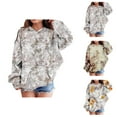 thumbnail image 1 of Girls Camo Hoodies Camouflage Long Sleeve Graphic Hooded Sweatshirt with Pockets Kids Pullover Tops, 1 of 1