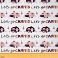 thumbnail image 1 of Camper Fabric By The Yard,happy camping Upholstery Fabric For Chairs Sofa,Black Pink Decorative Fabric,Travel Car Rv Waterproof Fabric,Travelling Car DIY Fabric,1 Yard, 1 of 5