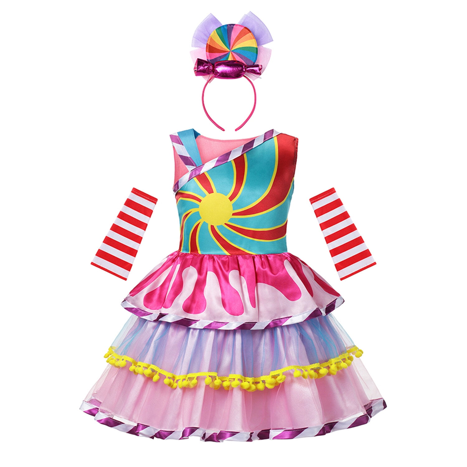 Girls Candy Princess Dress up Costume Cosplay Fancy Party Dress