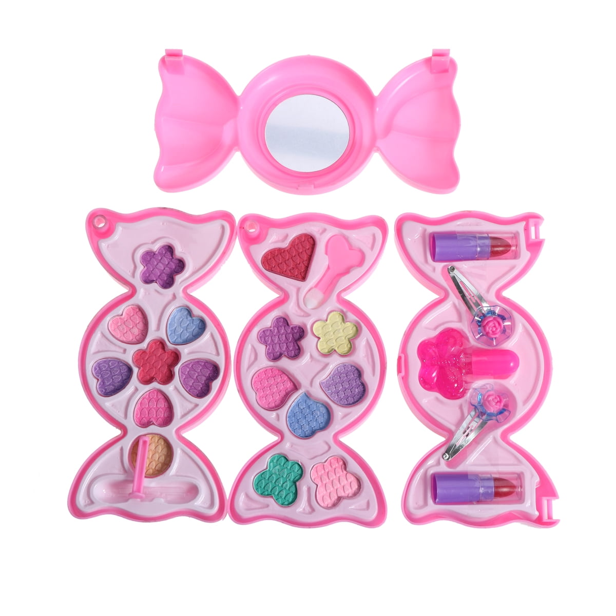 Girls Candy Shape Box Pretend Traveling MakeUp Box Kids Vanity Beauty