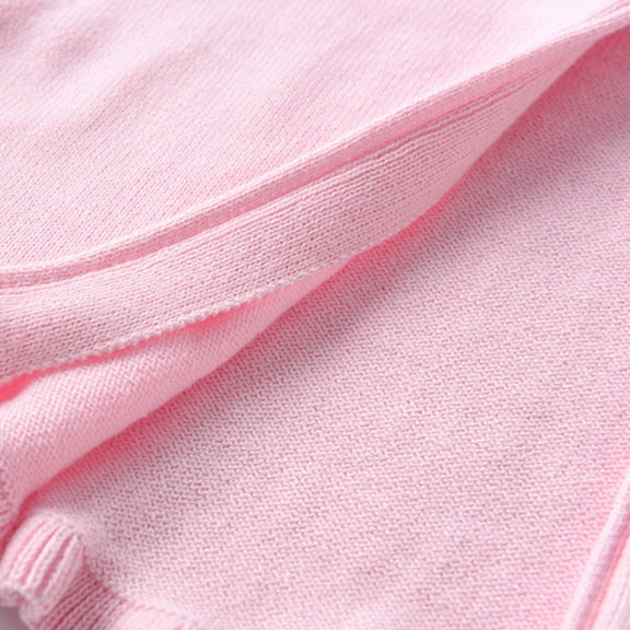 Girls Cardigan Knitted Long Sleeve Shrug Cotton One-Button Bolero Sweatshirt Wedding Party Dress Cardigans Coat Knitwear for 1-14 Years