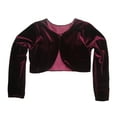 thumbnail image 1 of Girls Cardigan Perfect For Any Occasion Black, Burgundy, White, or Ivory Sizes 2T - 37, 1 of 3