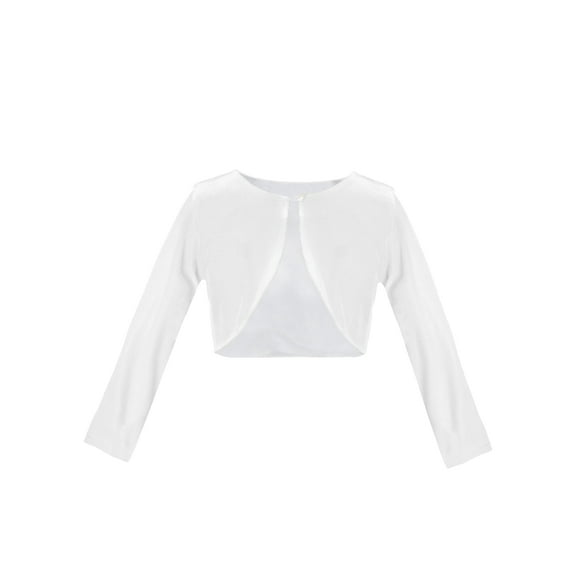 Girls Cardigan Perfect For Any Occasion Black, Burgundy, White, or Ivory Sizes 2T - 46