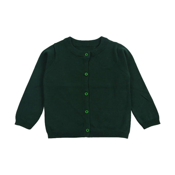 Girls' Cardigan Sweaters Toddler Sweaters Long Sleeve Jacket Fall Tops Winter Warm Wool Blend Pullover Lightweight