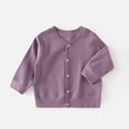 thumbnail image 1 of Girls' Cardigans Sweater School Uniforms Cotton Long Sleeve Lightweight Outerwear, 1 of 5