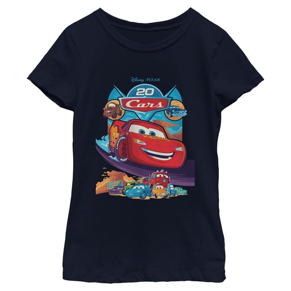 Girls Cars Anniversary Poster T Shirt