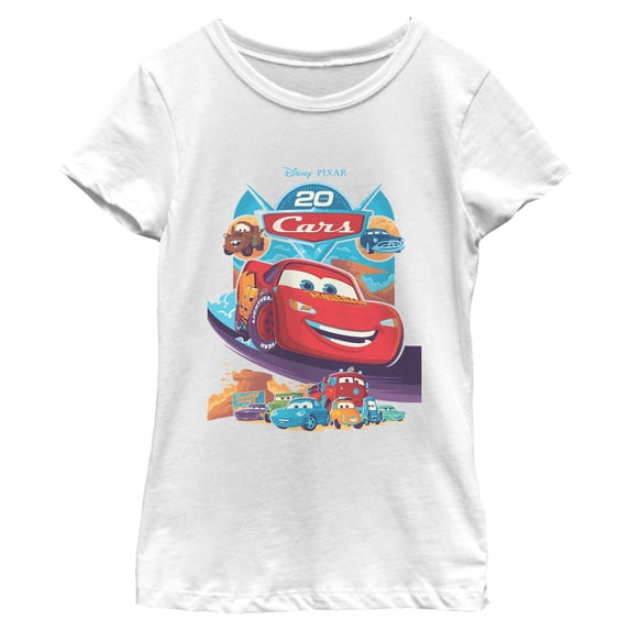 Girls Cars Anniversary Poster T Shirt