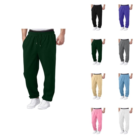 Girls Casual Jogger Pants, 3 Pack Soft Comfortable Sweatpants, Loose Fit Elastic Waistband, Breathable Fabric, Wide Leg Drawstring, Open Bottom with Pockets