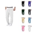 thumbnail image 1 of Girls Casual Jogger Pants, Soft Comfortable Sweatpants for Everyday Wear, Loose Fit, Elastic Waistband, Breathable Fabric, Wide Leg, Stretchy, Spring Summer, 1 of 9