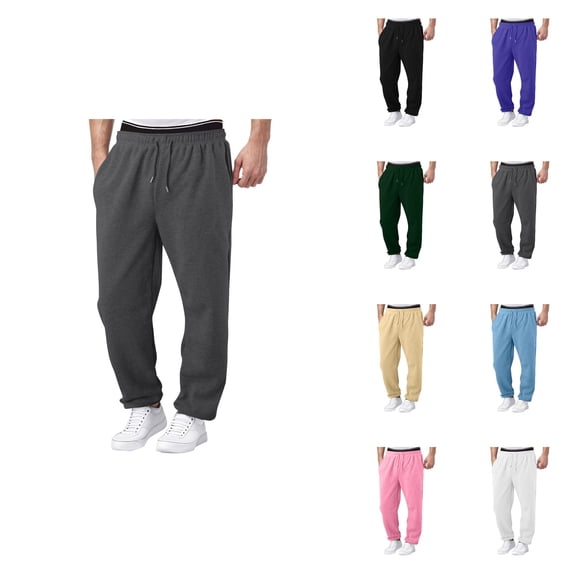 Girls Casual Jogger Pants, Soft Comfortable Sweatpants for Everyday Wear, Loose Fit, Elastic Waistband, Breathable Fabric, Wide Leg, Stretchy, Spring Summer