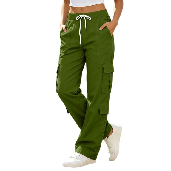Girls Casual Jogger Pants for Everyday Wear with Elastic Waist Soft Comfort Ideal for Daily Play and Outdoor Activities, Yellow, 140
