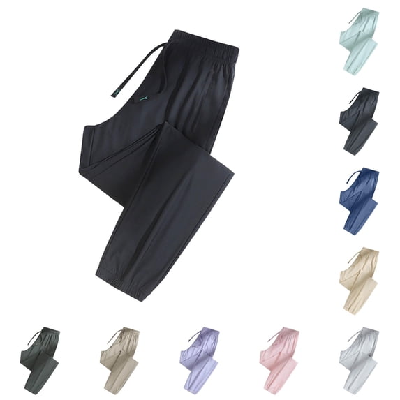 Girls Casual Jogger Pants with Waist Cool Comfort Loose Fit Athletic Trousers for Play and Everyday Wear Youth Large Leggings 8-9 Years
