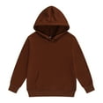 thumbnail image 1 of Girls Casual Long Sleeve Hoodies Pattern Hooded Sweatshirt with Pockets(Big Boys), 1 of 4