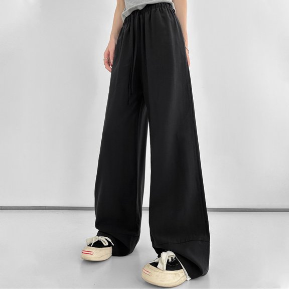 Girls Casual Pants Comfortable Straight Leg Wide Fit for Everyday Wear for Teens 10-16 Years Stretchable Soft Fabric Easy Care Machine Washable