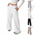 thumbnail image 1 of Girls Casual Pants Soft Long Trousers With Elastic Waistband Girls Athletic Pants Loose Casual Jogger Pants for Kids Winter Outfits, 1 of 7