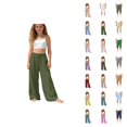 thumbnail image 1 of Girls' Casual Pants For Girls – Everyday Comfort Everyday Wearable Pants For Kids With Elastic Waist And Easy Care, 1 of 7