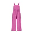 thumbnail image 1 of Girls' Casual Sleeveless Jumpsuits Girls Summer Clothes Wide Leg Jumpsuit Kids Clothes Girls Size 11-12 Y, 1 of 7