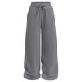 thumbnail image 1 of Girls Casual Straight Leg Pants Elastic Waistband Comfortable Sweatpants for Play Everyday School Outdoor Wear, 1 of 4