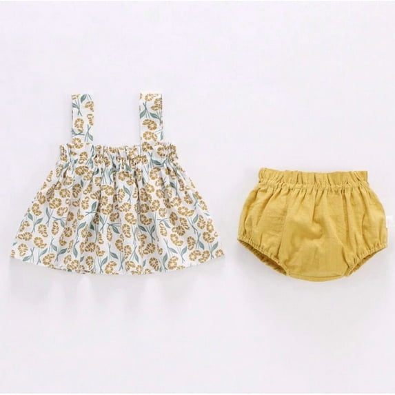 Girls Casual Summer Breeze Linen Sets.
