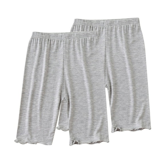 Girls' Casual Summer High-Waisted Shorts Set with Long Sleeve Top, Soft Polyester Playwear for Toddlers 2-3 Years