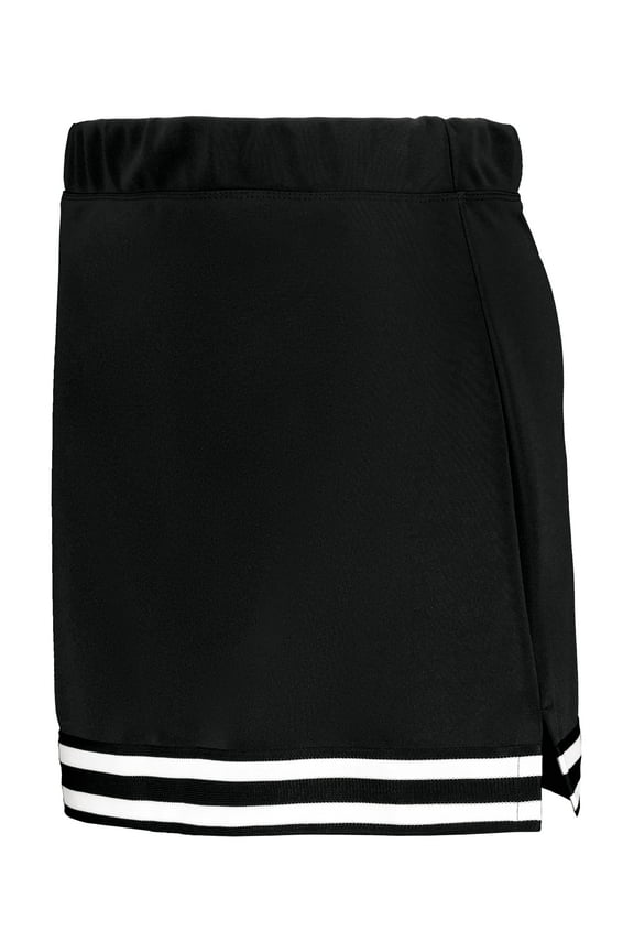 6926.529.XS Girls Cheer Squad Skirt, Black & White - Extra Small