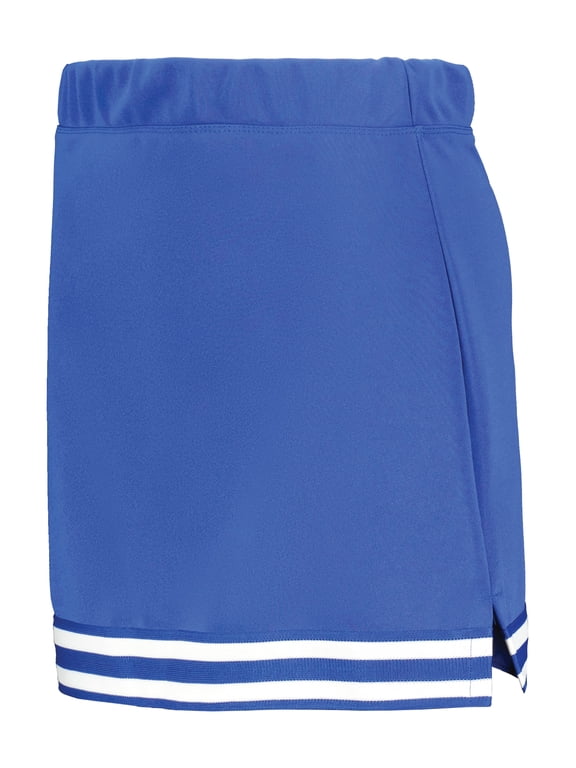 6926.W78.XXS Girls Cheer Squad Skirt, Royal & White - 2XS