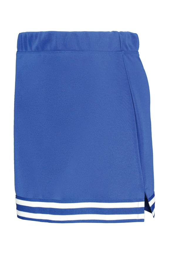 6926.W78.XS Girls Cheer Squad Skirt, Royal & White - Extra Small