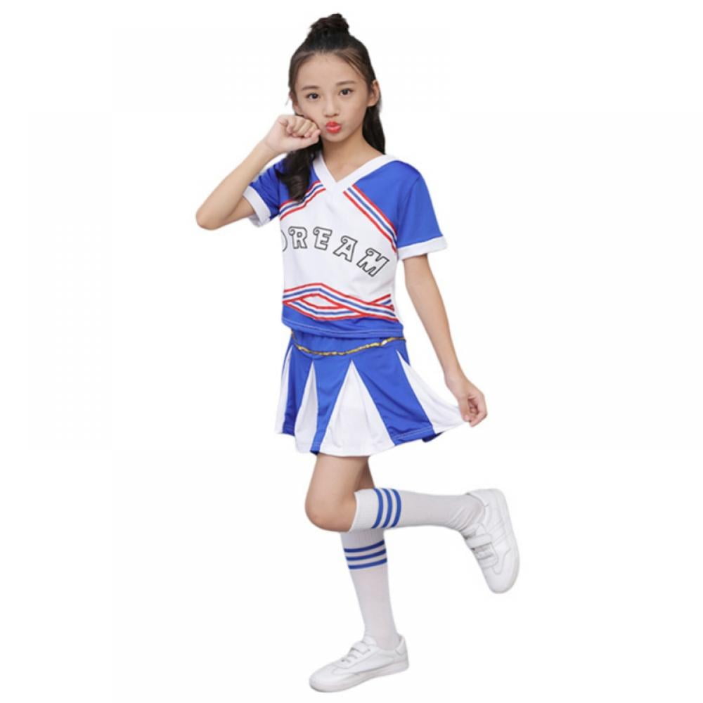 Girls Cheerleader Costume-Carnival Party Girls Cheer Leader