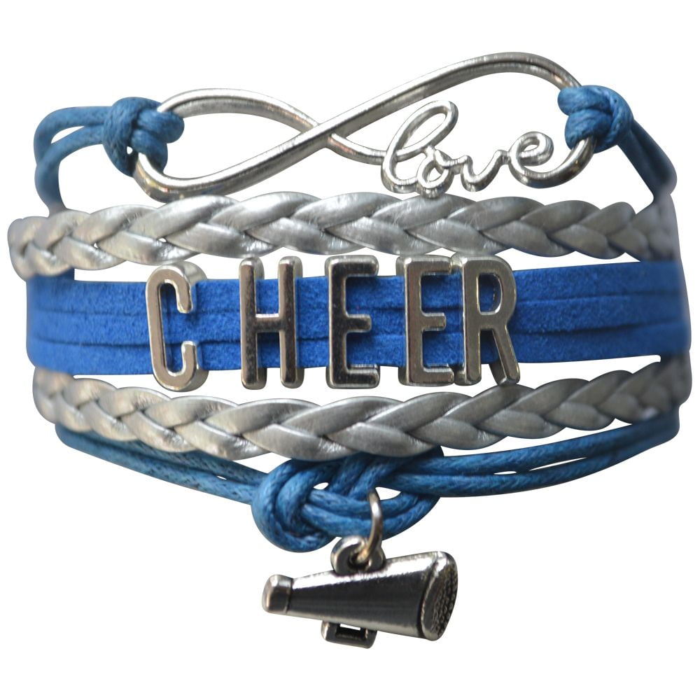 TOYMIS 20PCS Cheerleading Charm Bracelets, Colorful Adjustable Cheer  Bracelets Handmade Braided Bracelet Wrist Cord Bracelet Cheerleader Gifts  Cheer