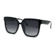 thumbnail image 1 of Girls Child Size Half Rim Rimless Horn Rim Designer Style Sunglasses Black - Smoke, 1 of 4