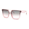 thumbnail image 1 of Girls Child Size Half Rim Rimless Horn Rim Designer Style Sunglasses Pink - Pink Smoke, 1 of 4