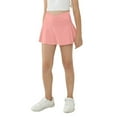 thumbnail image 1 of Girls Children Sport Cross Solid High Waist Sport Tennis Skirt Work Active Skort, 1 of 5