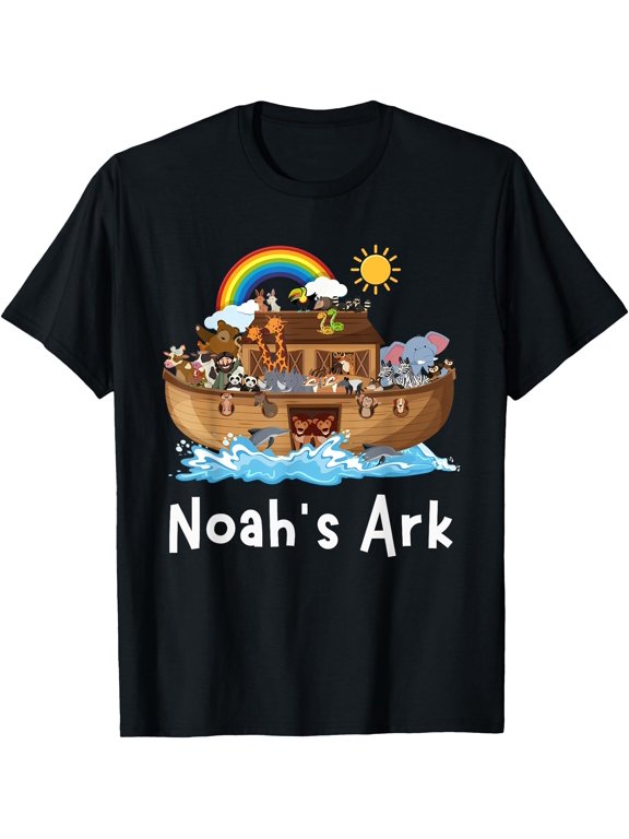 Girls Christian Faith Noah's Ark Sunday School Boy Student T-Shirt