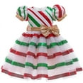thumbnail image 1 of Girls Christmas Dress Sequin Mesh Princess Bow Birthday Xmas Party Costumes, 1 of 7