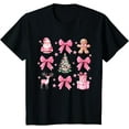 thumbnail image 1 of Girls Christmas Graphic Tee Kids Holiday Season Shirt, 1 of 7