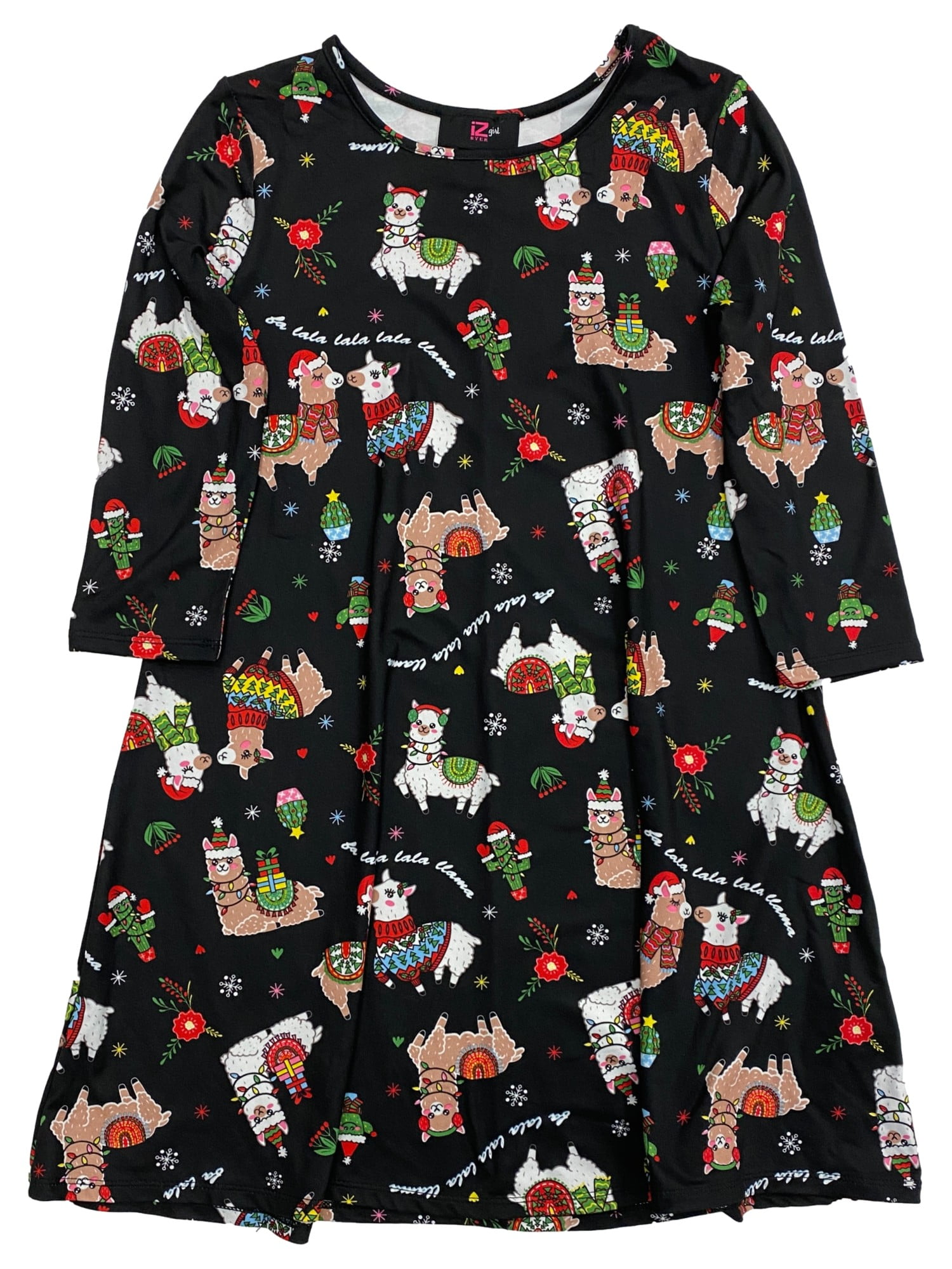 white christmas dresses Llama Manger Dress: Women's Christmas Outfits main image 1