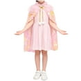 thumbnail image 1 of Girls' Christmas Sequin Shawl 3-10Y - Sparkly Hooded Stage Performance Cape for Festival Dress-Up & Party Outfits, 1 of 5