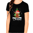 thumbnail image 1 of Girls Christmas Shirt Ox Christmas Outfits for Girls Youth Cute Christmas Shirts for Kids, 1 of 5