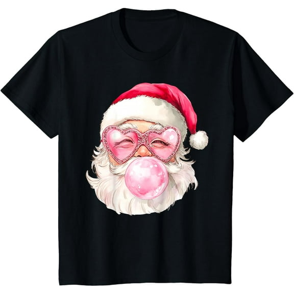 Girls Christmas Short Sleeve T-Shirt | Cute Holiday Graphic Tee