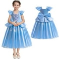thumbnail image 1 of Girls Cinderella Costumes Halloween Princess Dress Up Fancy Birthday Party Ball Gown, 1 of 6