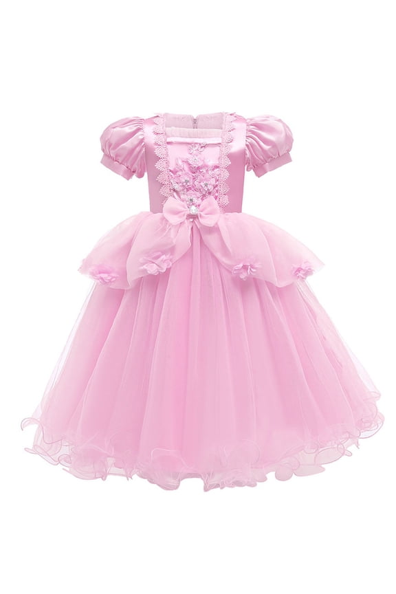 Girls Cinderella Princess Dress Birthday Party Halloween Christmas Carnival Cosplay