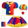 thumbnail image 1 of Girls Circus Costume Halloween Movie Cosplay Outfit with Accessories, Size 3-8, 1 of 7