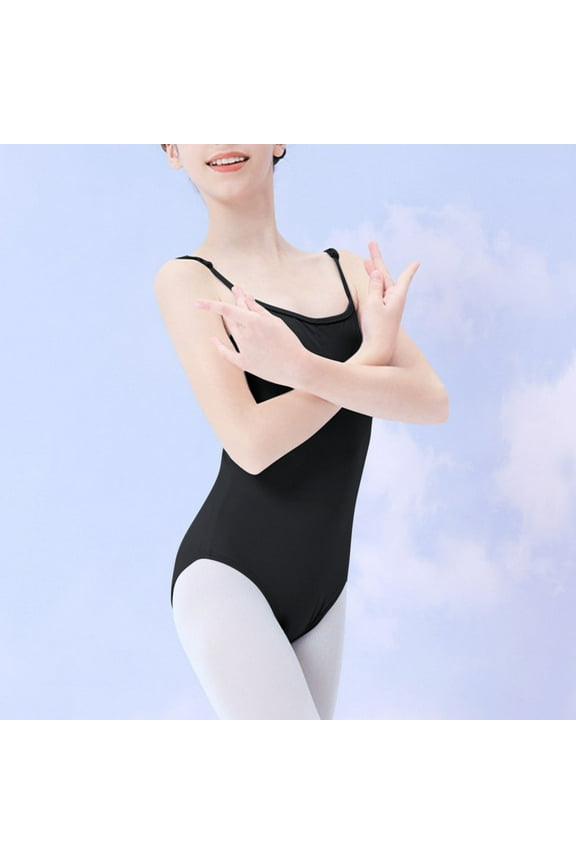 Girls' Classics Camisole Leotard with Adjustable Straps