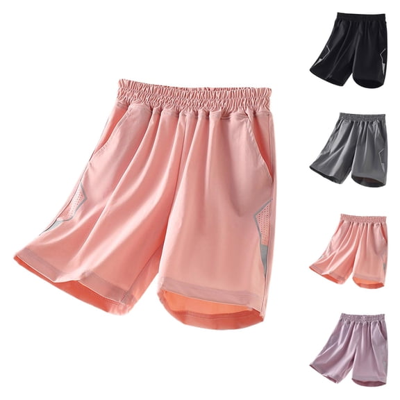 Girls Clothes Children Shorts Solid Loose Breathable Quick Drying Casual Beach Shorts for Summer