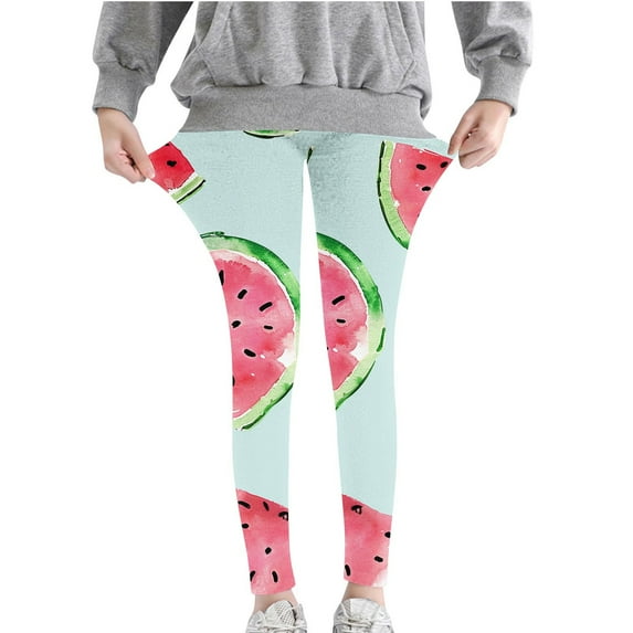 Girls Clothes Clearance, Girls Leggings 3-8T Casual Fall Stretch Cotton Jeggings Floral/Hearts Printed Tights Full Length Slim Fit Pant (4-5T, Multicolor F)