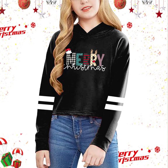 Girls Clothes Long Sleeve Pullover Sweatshirt Teen Hoodies Casual Loose Outerwear Coat with Pockets Sweatshirts for Women Loose Fit Long Sleeve Graphic Top Warm